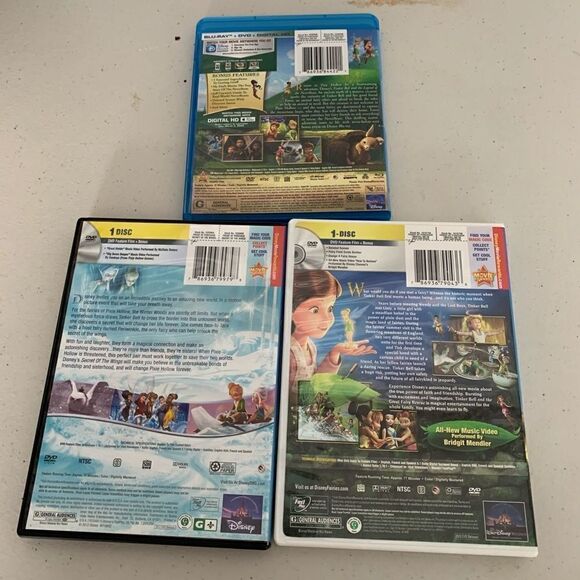 3 tinker bell DVDs  - Picture 2 of 2